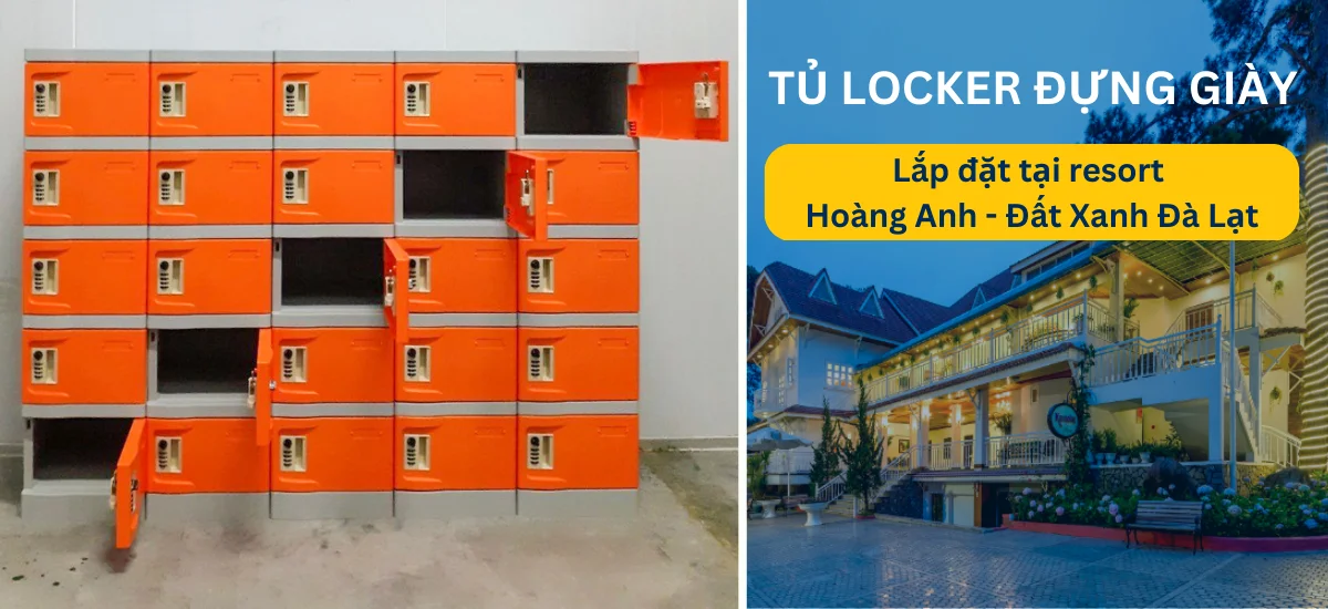 tủ locker đựng giày