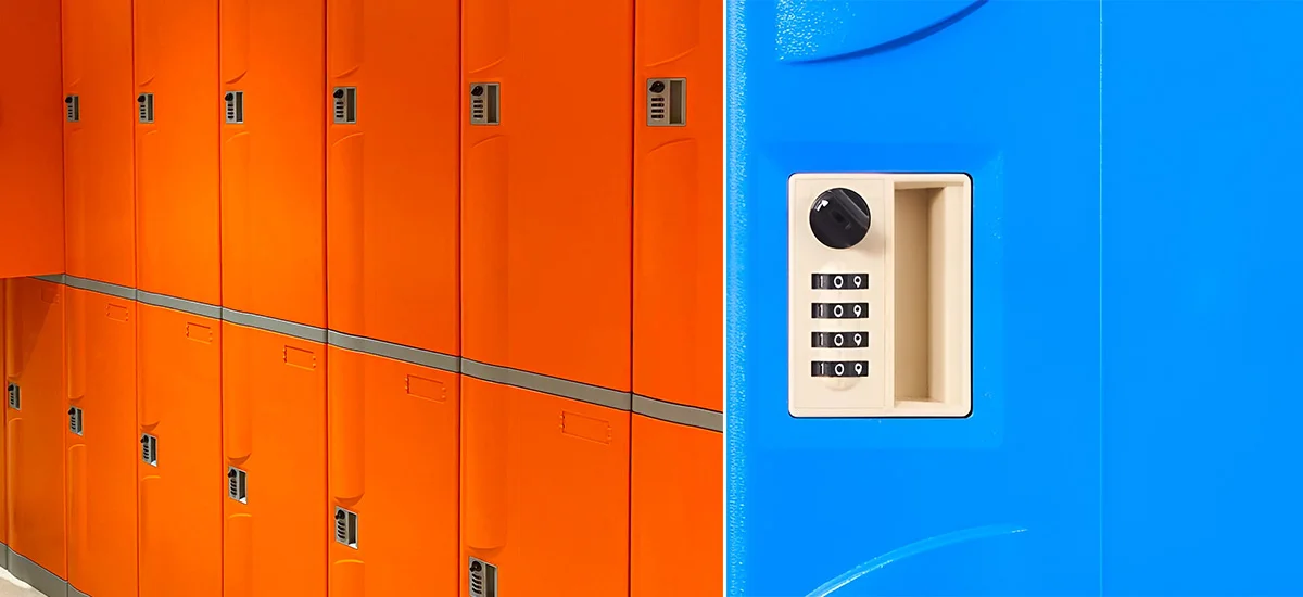 Tủ locker ABS dòng N kết hợp khóa số 3S tại Lotte Hanoi