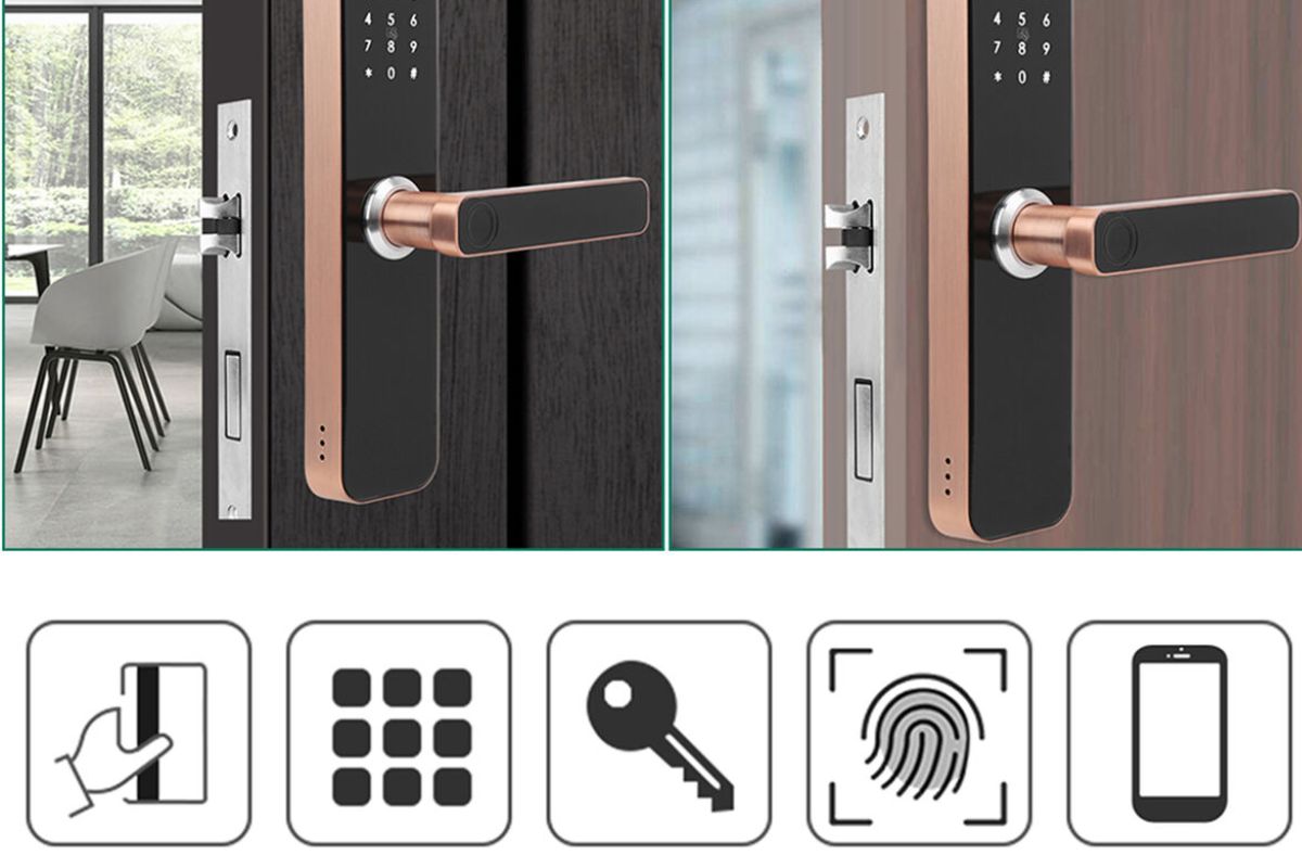 Hình ảnh minh hoạ của khóa cửa điện tử