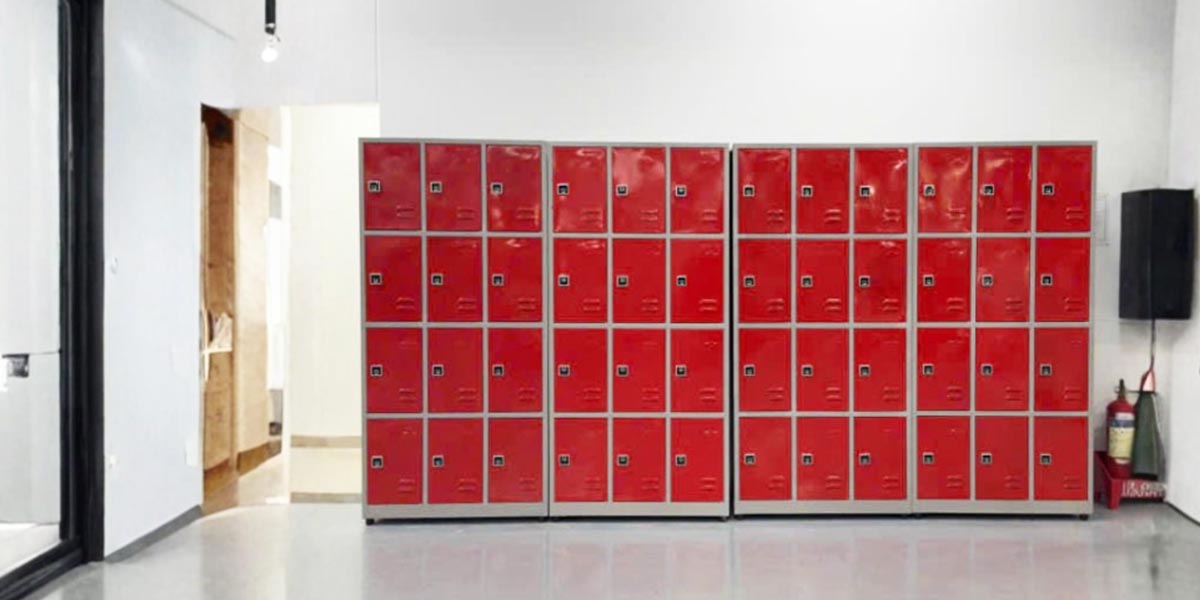 Hệ thống locker hoàn thiện, sẵn sàng đưa vào sử dụng