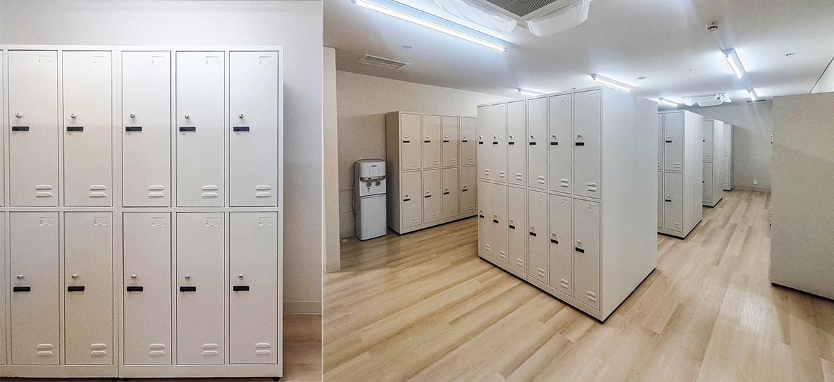 Hệ thống tủ locker sắt tích hợp khóa số Cyber do Nam Thủy triển khai