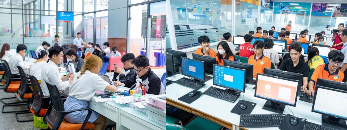 Hệ thống cơ sở vật chất phục vụ học tập tại Đại học Công nghệ TP. Hồ Chí Minh