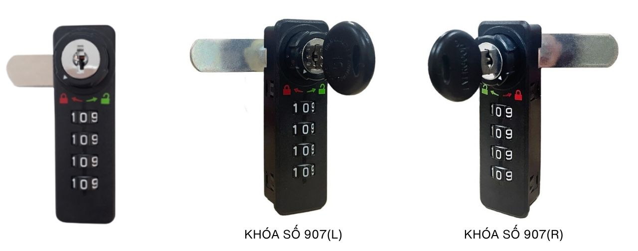 Khóa số 907 tay nắm trái phải