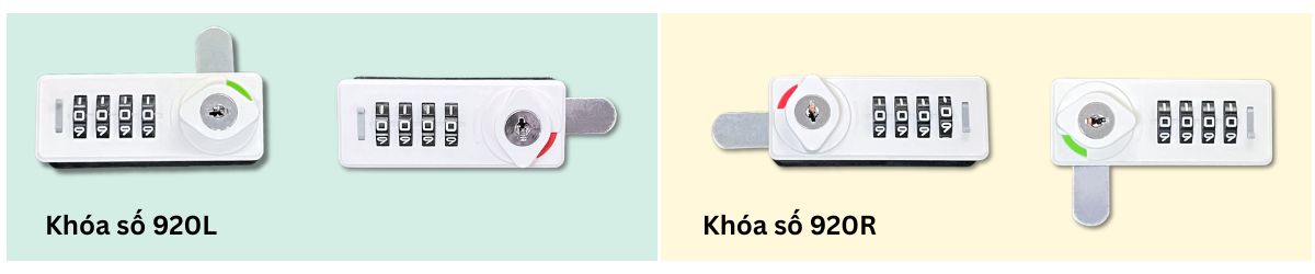Khóa số 920 trái phải