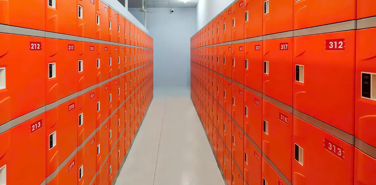 Tủ locker tại TTC Dốc Lết