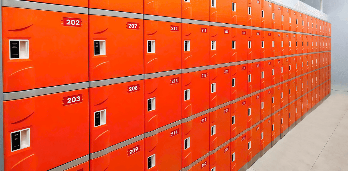 Tủ locker tại TTC Vân Phong Bay Dốc Lết