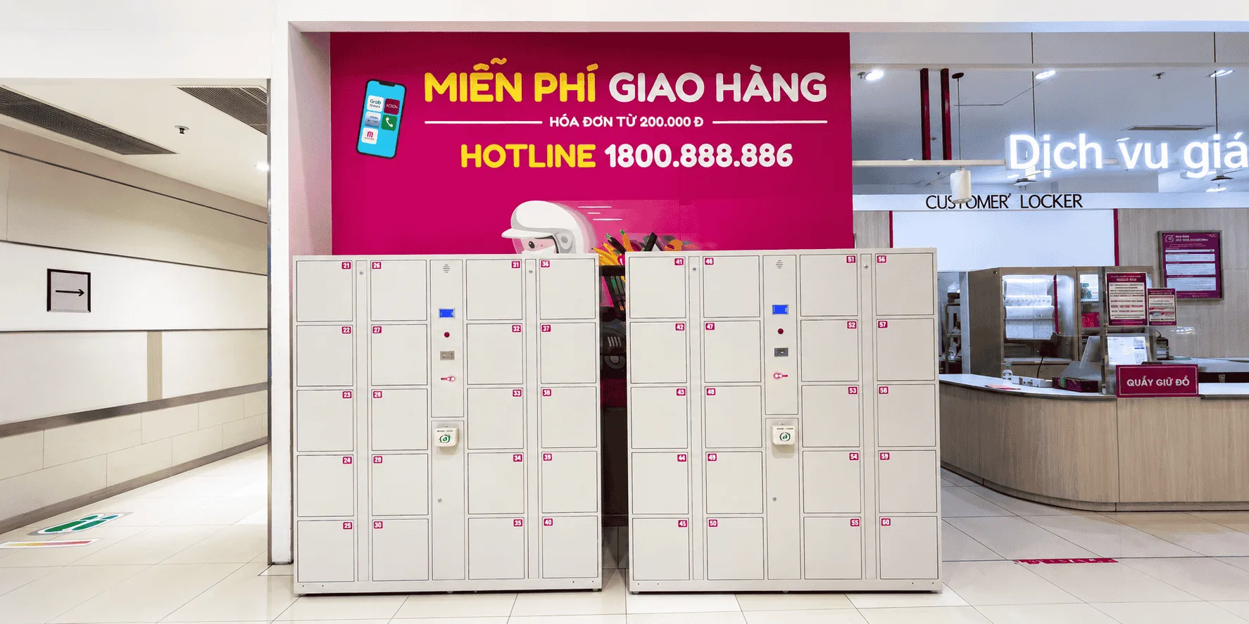 Smart Locker tại AEON Mall 